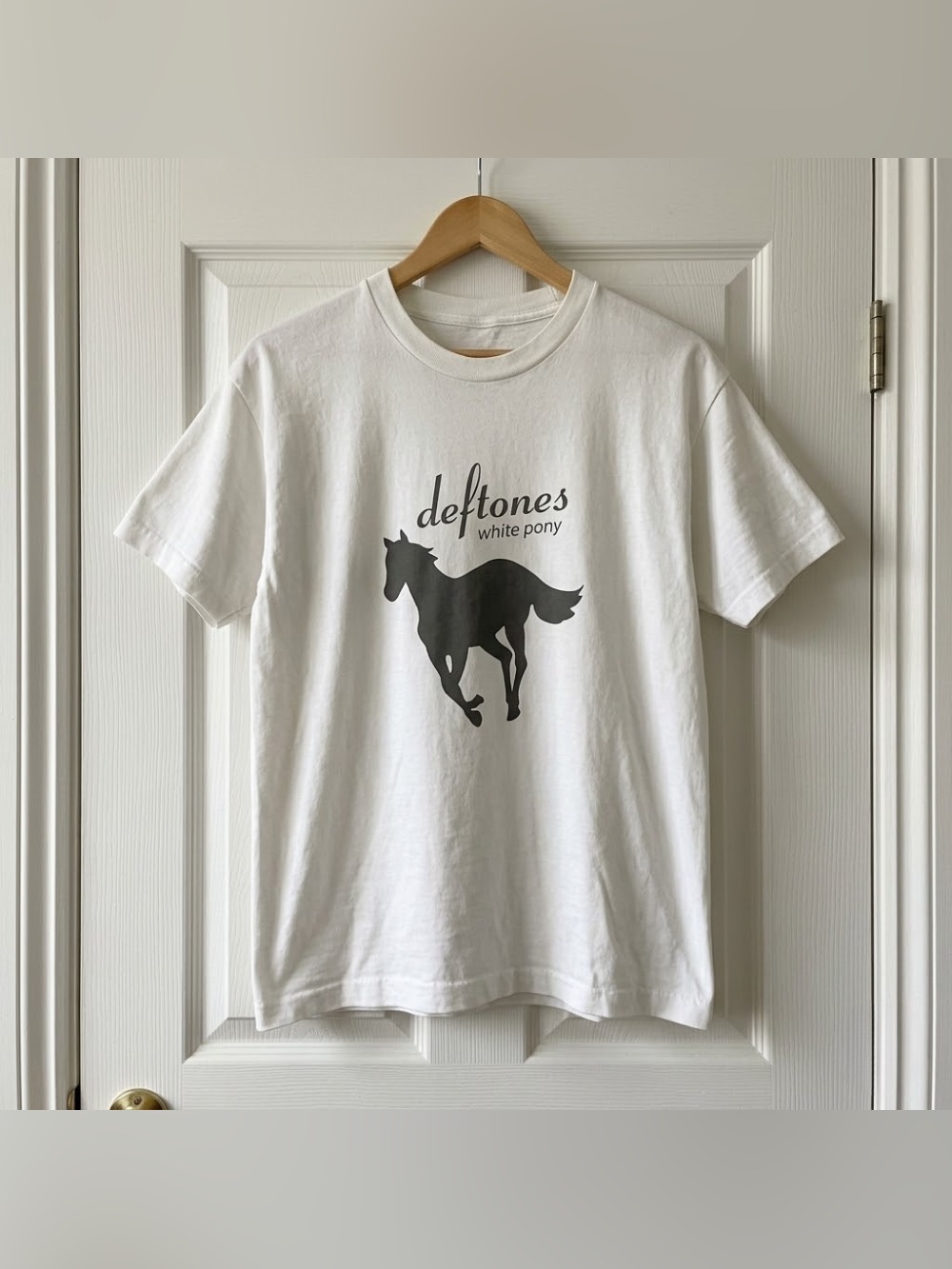 Deftones White Pony Album Horse White Nu Metal Graphic T-Shirt